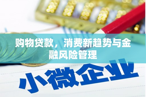 碑林购物贷款，消费新趋势与金融风险管理