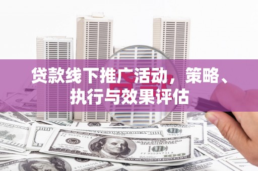 额济纳旗贷款线下推广活动，策略、执行与效果评估