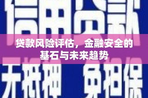和顺贷款风险评估，金融安全的基石与未来趋势
