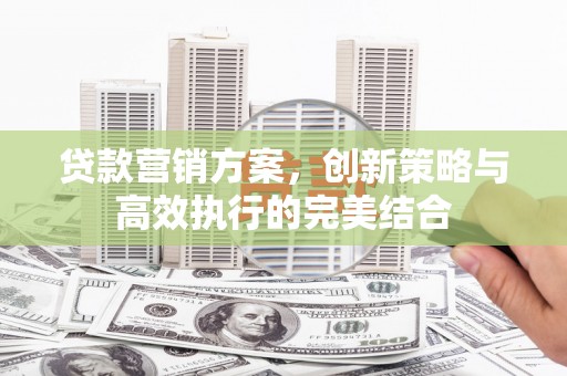 林甸贷款营销方案，创新策略与高效执行的完美结合