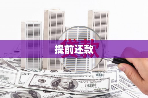 抚州提前还款