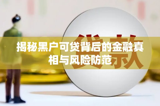 衡阳揭秘黑户可贷背后的金融真相与风险防范
