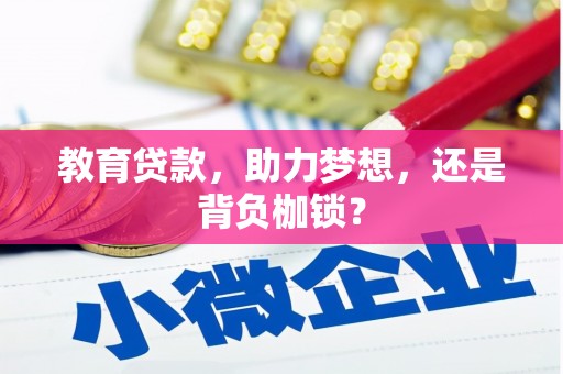 立山教育贷款，助力梦想，还是背负枷锁？