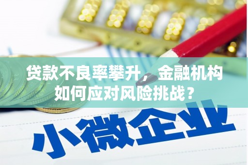 三水贷款不良率攀升，金融机构如何应对风险挑战？