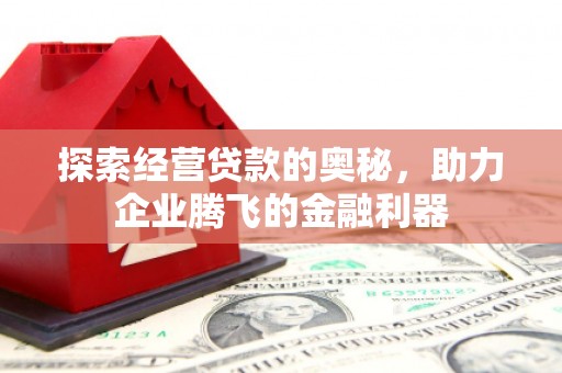 明溪探索经营贷款的奥秘，助力企业腾飞的金融利器