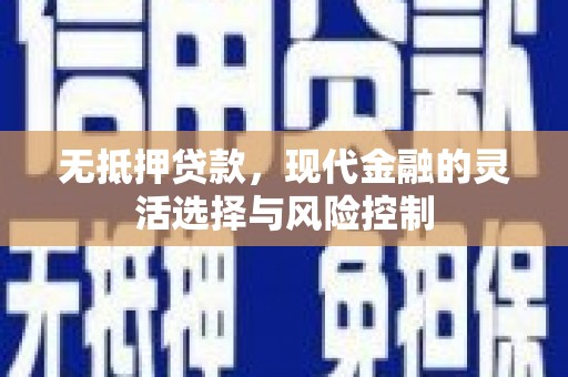 灌阳无抵押贷款，现代金融的灵活选择与风险控制