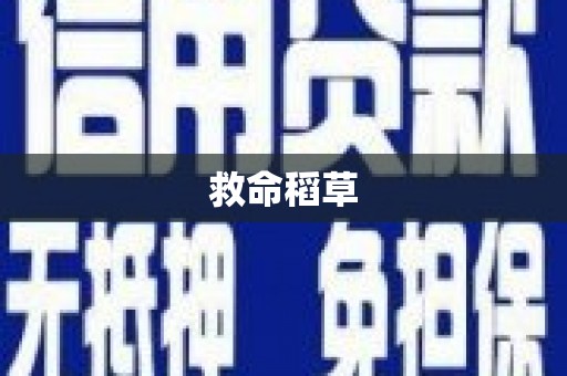 成安救命稻草
