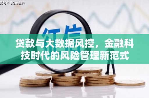 佳冬贷款与大数据风控，金融科技时代的风险管理新范式