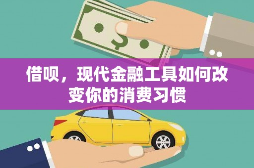 西螺借呗，现代金融工具如何改变你的消费习惯