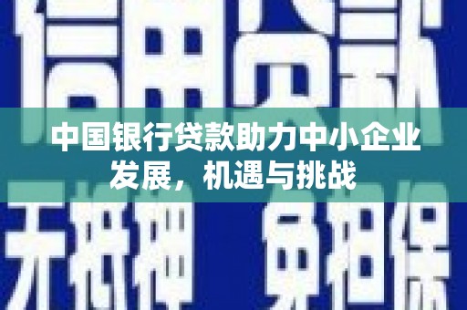 宁夏中国银行贷款助力中小企业发展，机遇与挑战