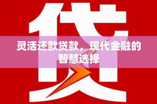 杂多灵活还款贷款，现代金融的智慧选择